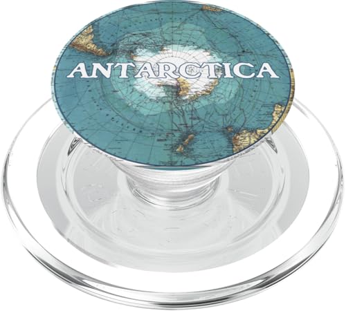 Antártida Mapa Vintage 1912 Continente Polo Sur PopSockets PopGrip para MagSafe