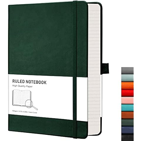 RETTACY Notizbuch A5 liniert - Dickes Tagebuch Cover