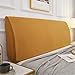 Bett Kopfschutz Abdeckungen Elastische All-Inclusive Bett Rückenlehnen Abdeckung Single Double Queen King Kopfteil Abdeckung Holz/Leder Bett Kopfteil Staubdichte Abdeckung Dekoration,Braun,150cm