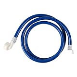 Tiardey Universal-Zulaufschlauch FüR Waschmaschinen 1,5 M – Hochleistungs-Kaltwasserversorgungsschlauch Mit 6-Punkt-90°- Und Geraden AnschlüSsen ExplosionsgeschüTzt FüR EuropäIsche GeräTe