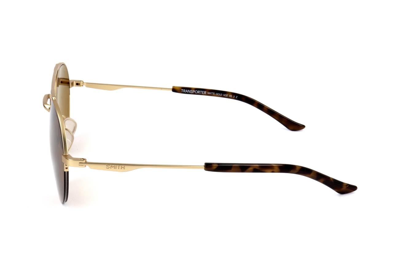 Smith TRANSPORTER Okulary Słoneczne AOZ SEMIMATT GOLD 52/20/140 UNISEX