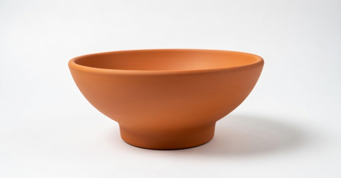 Terracotta bowl | 26 CM Diameter | Frost Resistant| Garden Planter