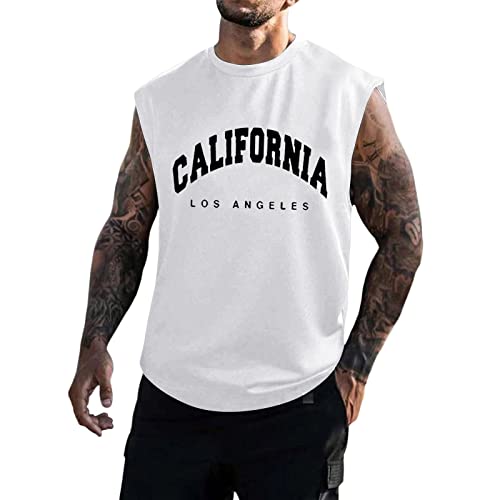 Camiseta sin mangas estampada confeccionada en tejido suave de alta calidad