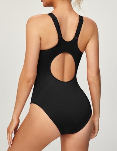 Ewedoos Athletic Swimsuit for Women Adjustable Strap One Piece Swimsuit Racerback Bathing Suit for Women Tummy Control3