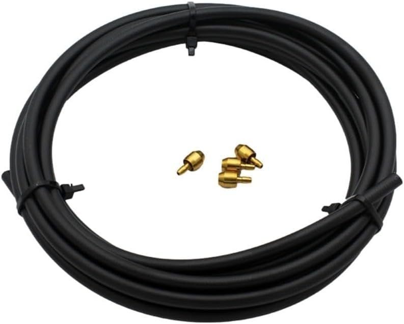 3 Meter Hydraulic Brake Hose Kit for Hayes Stroker Dominion For Prime For A2 For A4 Comp Pro, Rubber Replacement LINEs Tube with Oil Needles for MTB Cycling, Black Lovely and professional