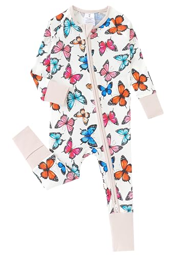 NNYX Baby Grows Sleepsuits Rompers Full Zipper 95% Bamboo&5%