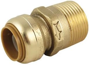 SharkBite 3/4 in. Brass Push-to-Connect x 1 in. Male Pipe Thread Adapter U139LFA