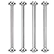 plplaaoo 4 Stück Aluminiumlegierung Universal Antriebsgelenk Dogbone Ersatzteil für 1/18 RC Autoteile, RC Auto Antriebswellen,