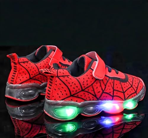 RAYCHY Children's Casual Shoes Boys Breathable Non-Slip Light Sneakers Unisex Luminous Sneakers for Girls Sport Running Shoes4