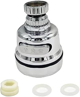 Kitchen Sink Tap Aerator Spray Head 360-Degree Swivel Kitchen Tap Spray Head Dual-Function - Faucet Attachment Swivel Sprayer