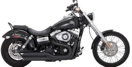 Vance & Hines Round Twin Slash 3 Slip-On Mufflers for Harley Davidson 2008-2013 FXDF and 2010-2012 FXDWG Dyna Models