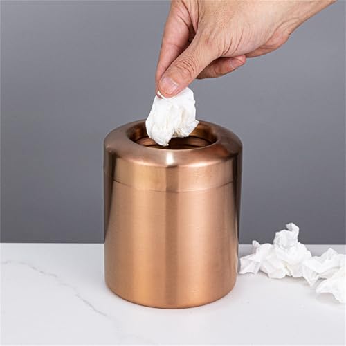 Pequeño Bote de Basura Acero Inoxidable 1.5L con Tapa miniatura 6