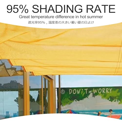 Voile d'ombrage coulissant rétractable durable et imperméable 2.9m - 5