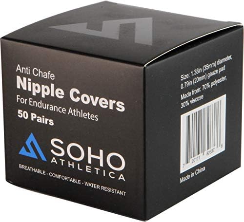 5pairs Men Nipple Covers, Disposable Swimming Marathon Sports Running - View #3