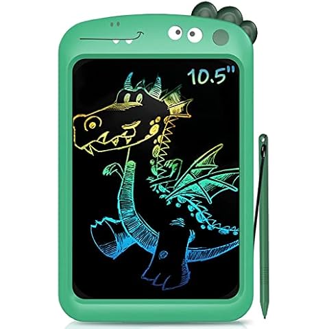 Fogray Kids Toys 10.5" LCD Writing Tablet for Boys and Girls Toddler Educational Boy Dinosaur Toys Age 2-7 Drawing Tablet for 2-7 Year Old Boys Gift (Green dinosaur-Large) Cover