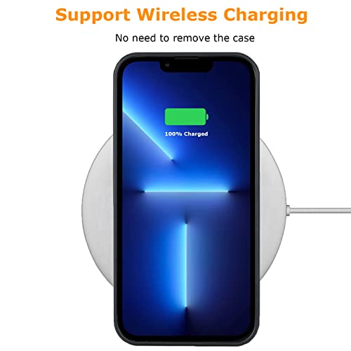 Molzar Grip Series Iphone 13 Pro Case With Real Forged Carbon Fiber, Built-In Metal Plate For Magnetic Mount, Support Wireless Charging, Compatible With Iphone 13 Pro, Black/Forged #TOP5