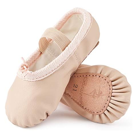 Bezioner Leather Ballet Flats for Girls Cover