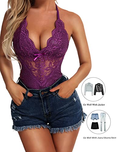 Aranmei-Body-sexy-con-entrepierna-a-presion-para-mujer-lenceria-traviesa-de-encaje-de-una-pieza