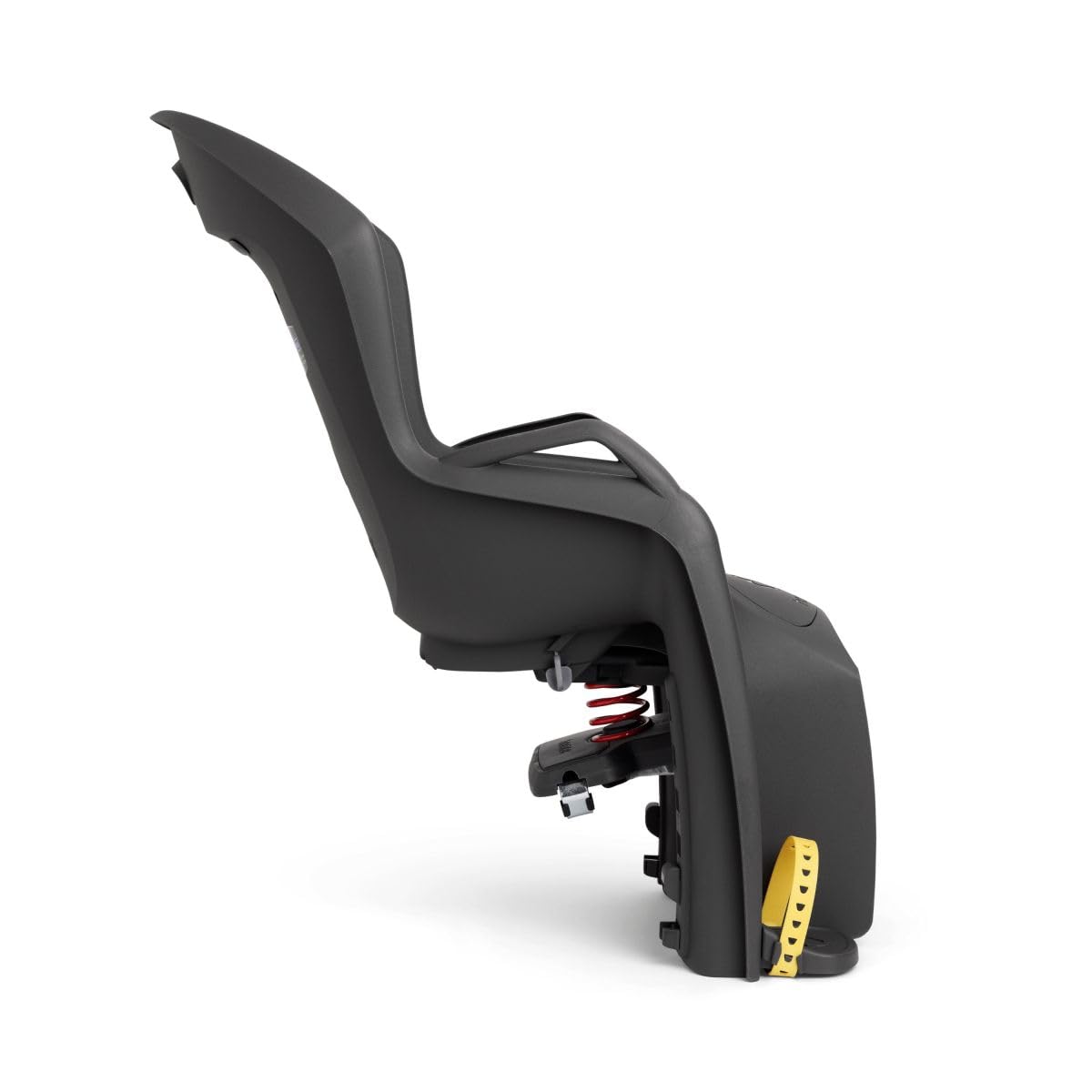 Hamax - Porte-bébé Amiga Gris - Fixation Porte-Bagage - Suspension intégrée - pour Enfants jusqu'à 27 kg - Antivol intégré - Compatible vélos électriques - Harnais 3 Points - Confort Optimal