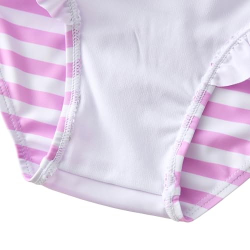 Image of Toddler Girls Swimsuit Rash Guard Sets 2-Piece Bathing Suits UPF 50+ Summer Kids Swimwear 2-7T