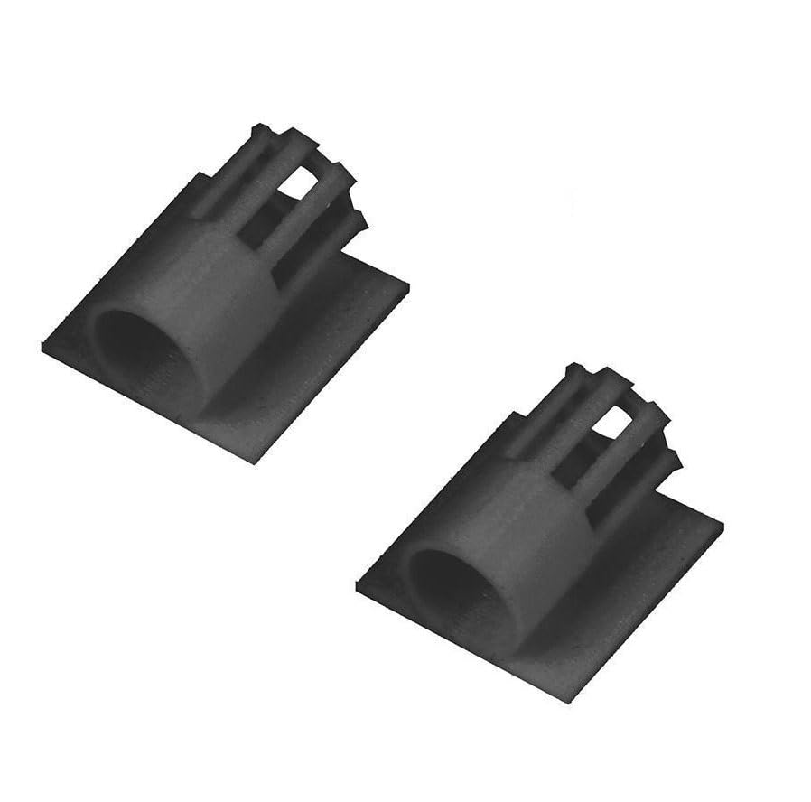 TYXTTGY 1 Pair Motor Seat Fixed Cover Mount for 131/716/8520/1020 Hollow Cup Brush Motor - 2 Channel Airplane Drone Part(Black for 131 Motor)
