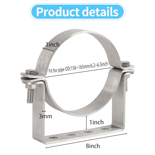 Support de cheminée 15,2 cm pour installation murale sécurisée de poêle à bois - 4