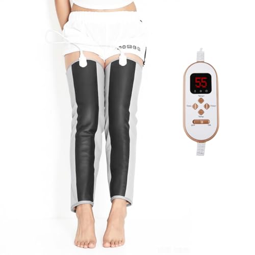 Masseur de jambes et genoux chauffant anti-cellulite pour circulation et soulagement douleur