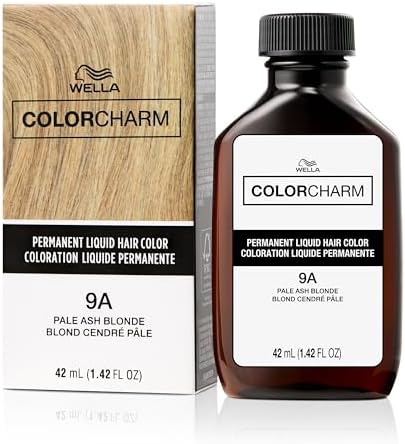 COLORCHARM Permanent Liquid Hair Color for Gray Coverage, Ash Blonde