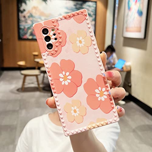 Coque Fleur Rose Samsung Note 20 Coeur Amour Tendre