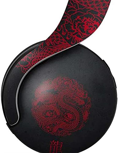 Skinit Decal Gaming Skin Compatible with Pulse 3D Wireless Headset for PS5 Originally Designed Red Dragon Design