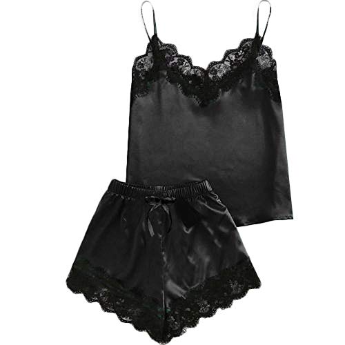 Lingerie femme sexy erotique robe de seduction avec string et pyjama satin