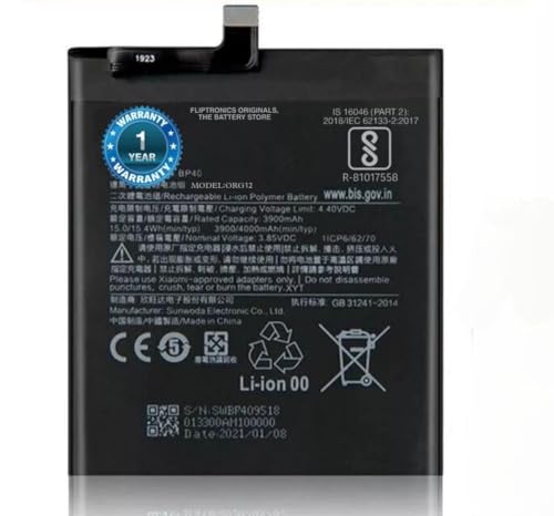 Image of THE BATTERY STORE Original BP40 Battery for Redmi K20 Pro, 9T M1903F11G Battery with 1 Year Warranty *** (DD98)
