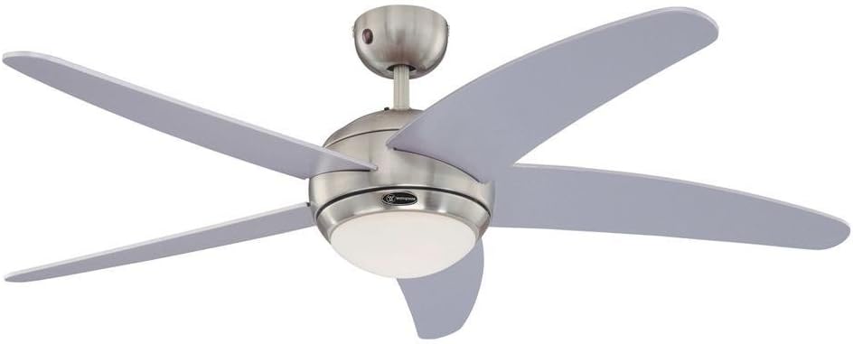 Ventilateur de plafond 132 cm avec lumière LED et télécommande