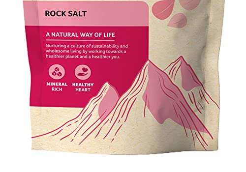 Image of Organic Tattva Natural Rock Salt 2 KG | Mineral Rock, Unrefined and Unpolluted | Boosts Digestion, Immunity, Stress and Weight Loss | Ideal for Everyday Cooking