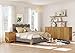 WAMPAT Long Dresser for Bedroom, 2-in-1 Oak Brown Wood Modern Dresser Chest for Closet Storage Organizer with 6 Compartments, Doors and Solid Legs for Kids Room, Baby Room, Nursery, 70.8