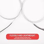 31.5 Inch/80cm10 Sizes Stainless Steel Circular Knitting Needles 2 3 4 4.5 5 5.5 6 7 8 10mm Crochet Yarn Needles Supplies Tools for Weaving aiguilles à tricoter circulaire