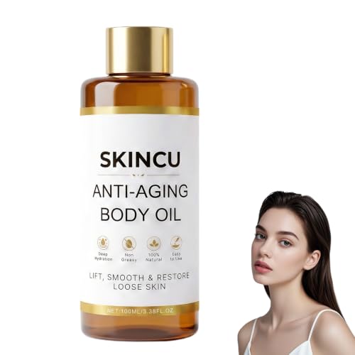 DESIYUE Skincu Anti Aging Body Oil with Rosehip Seed - Lift Smooth & Restoreloose Skin Collagen Firming Body Oil for Full Body That Plumps (1 Bottle)