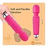 Tokomes Handheld Massager,Power Wand Wireless Rechargeable Vibrating Massager, Body Massaging for Woman and Back Neck Muscle Aches (Pink) #2