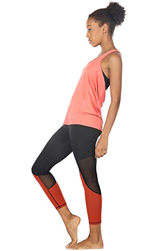 Image of icyzone Women's Open Back Workout Athletic Yoga Tank Tops with Built in Bra