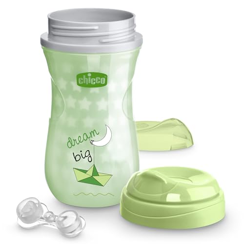 Chicco Insulated Glow-in-Dark Rim Spout Sippy Cup for Toddlers 12m+ 9oz - image 3
