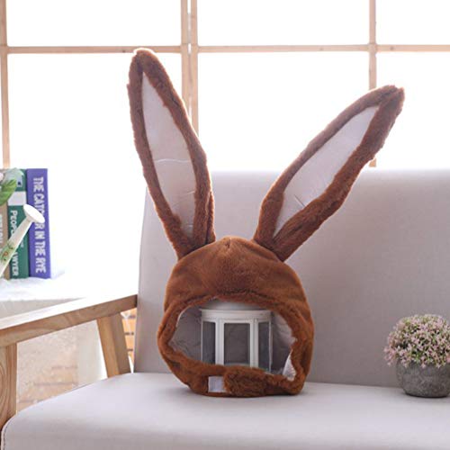 ABOOFAN 2Pcs Orelha De Coelho de Pelúcia Chapéus Caps Headwear Coelho Coelhinho Chapéus Páscoa de Pe