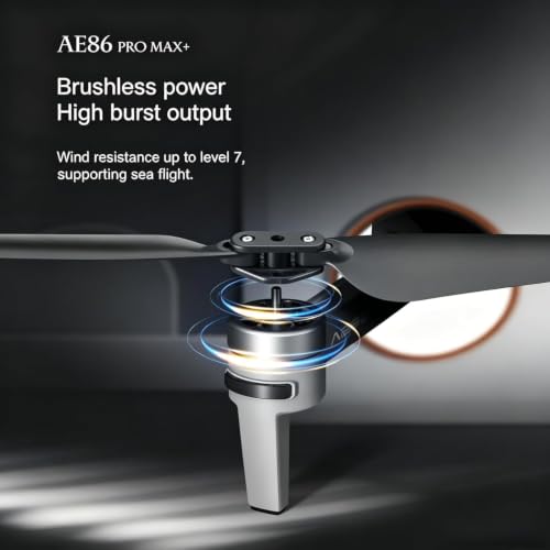 Image of AE86ProMax+Drones with Camera for Adults 4K Video,Touch Screen Tablet Remote and 3-Axis Mechanical Gimbal, 5G Digital Transmission, 360 Laser Obstacle Avoidance, GPS Auto Return,Three 8000mAh 45 Mins Long Endurance, 500g Payload, Smart Follow Waypoint Flight Foldable Quadcopter, Up to 5 Miles Range (Carbon Fiber, 3 Batteries + 64GB TF Card)