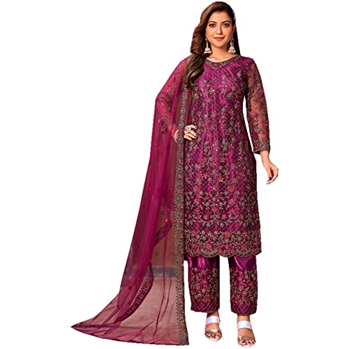 Ready to Wear Indian Pakistani Designer Straight Salwar Kameez Trouser Pant Suits For Women