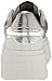 ASH Moby Women's Fashion-Sneakers with Stylish Design, Comfortable Fit, and Durable Sole for Everyday Wear, White/Silver, 8.5-9