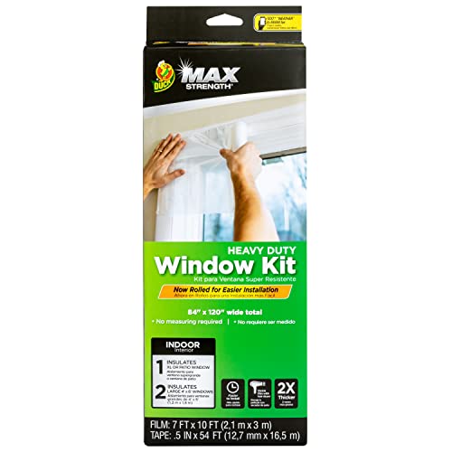 MAX Strength Window Insulation Kit, Winter Window Seal Kit Fits Patio Doors