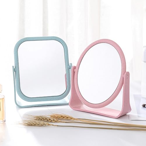 Set de 2 espejos para maquillaje Beaupretty azul miniatura 7
