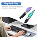 YORUNOHOSHI 2Pack PS/2 to USB Adapter Converter – Revive Your Old Keyboard and Mouse