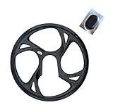 Shimano Kettenschutz Kettenschutzring für FC-M371 Kunststoff Schwarz 48 Zähne inkl. Schlauchflicken