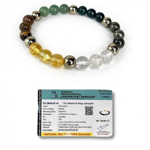Image of HEALING AND SEMI-PRECIOUS CRYSTAL STONE BRACELET 8 MM ROUND FOR FENSHUI