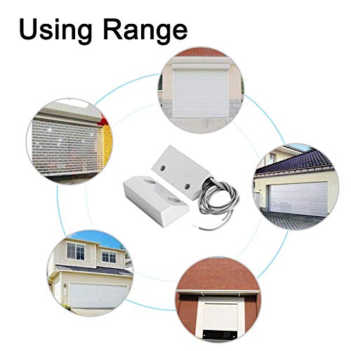 Aoje-Link Mc-56 Nc Wired Magnetic Switch Door Window Reed Switch Micro Alarm Magnetic Contact Security Silver Gray 2Pcs #TOP5